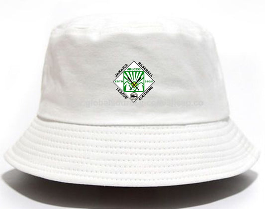 Jamaica Baseball League Clothing Company Logo White Bucket