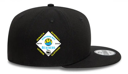 Montego Bay Beachers Team Logo Flat Brim Baseball Cap