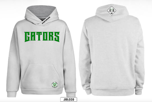 Portmore Gators Team Logo Gray Hoodie