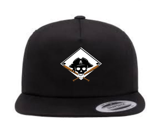 Port Royal Pirates Team Logo Flat Brim Baseball Cap