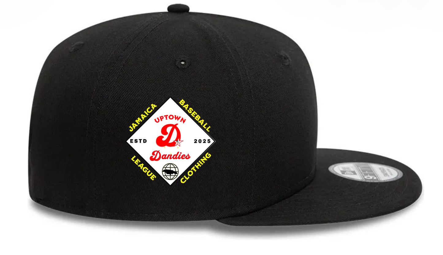 Uptown Dandies Team Logo Flat Brim Baseball Cap