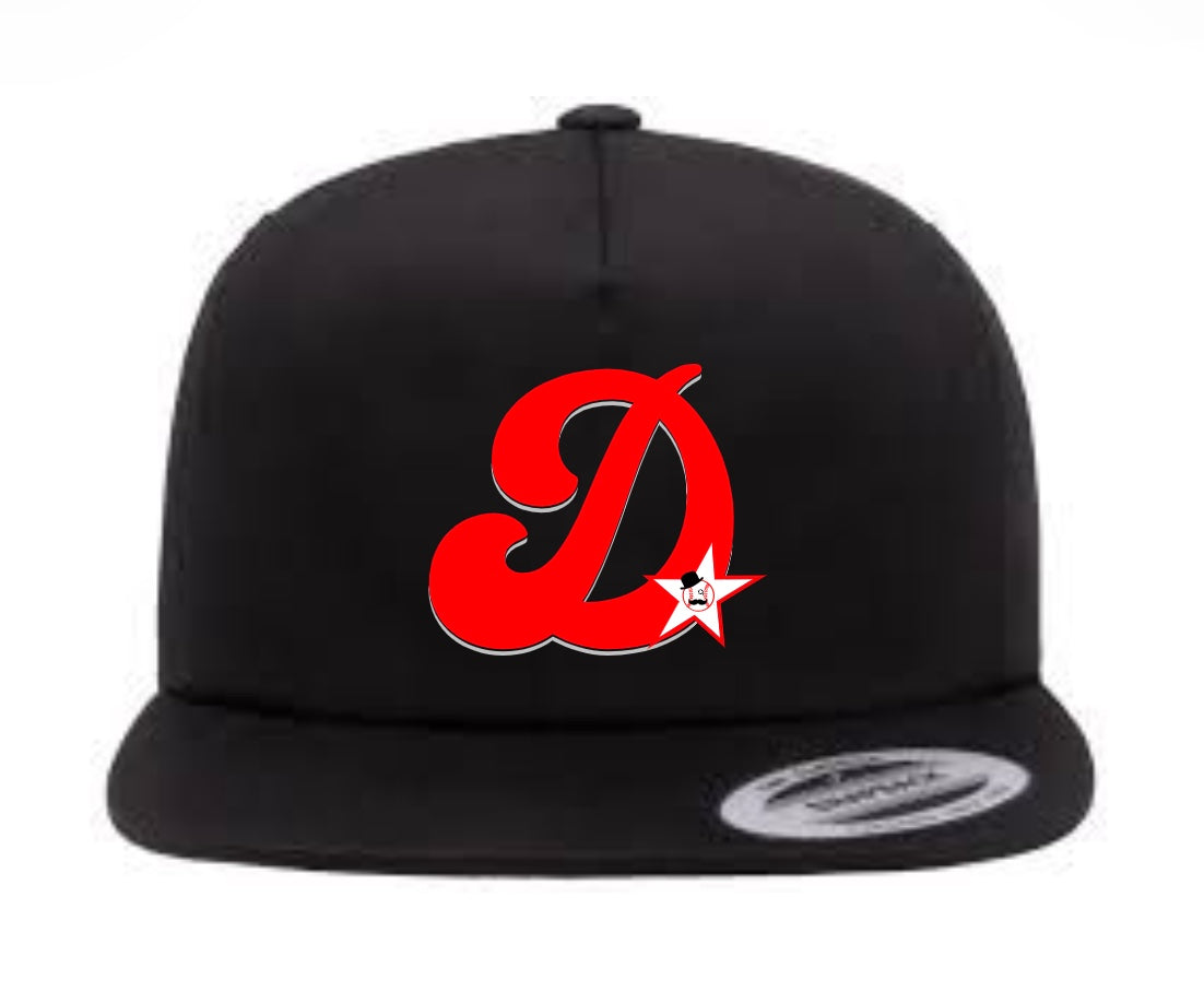 Uptown Dandies Team Logo Flat Brim Baseball Cap